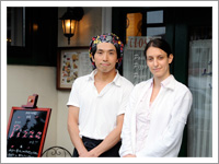 ラカンティーナのサラとタカ